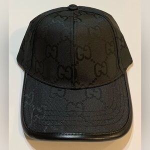 Black Gucci GG Hat